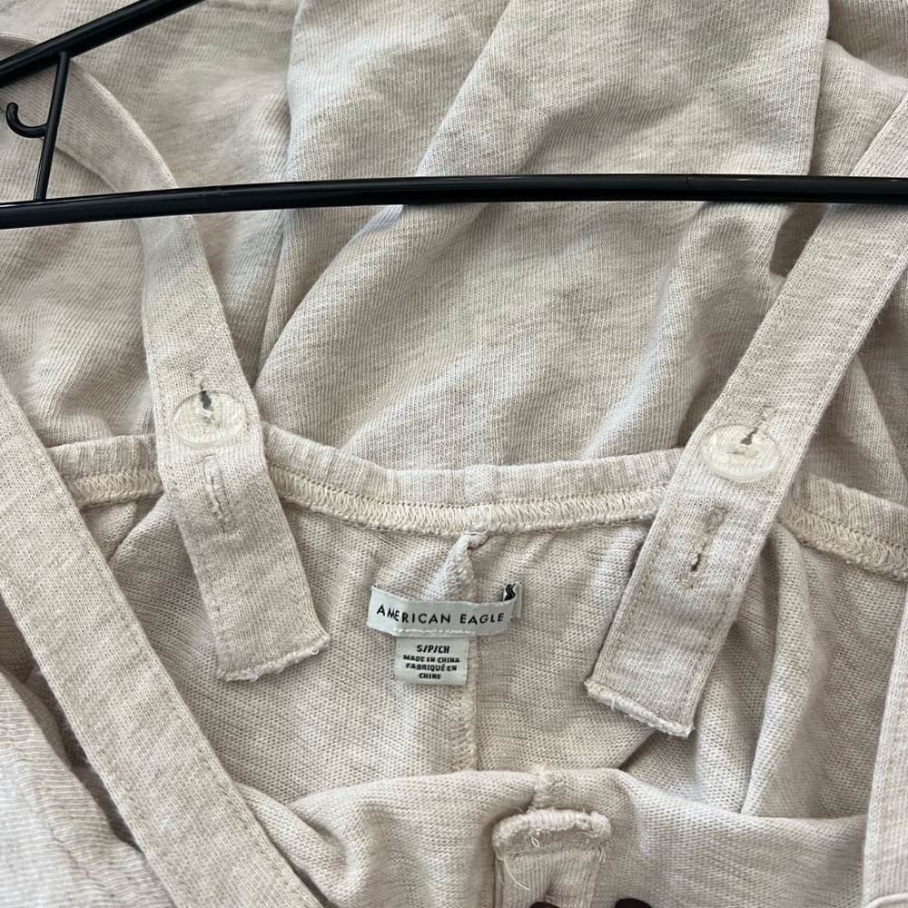 American Eagle Outfitters 100% Cotton Neutral Jumpsuit - Size Small - Picture 6 of 7